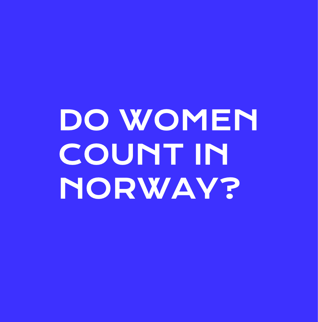 Do women count in Norway? No.