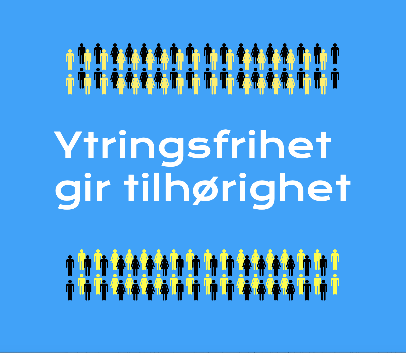 Ytringsfrihet gir tilhørighet.